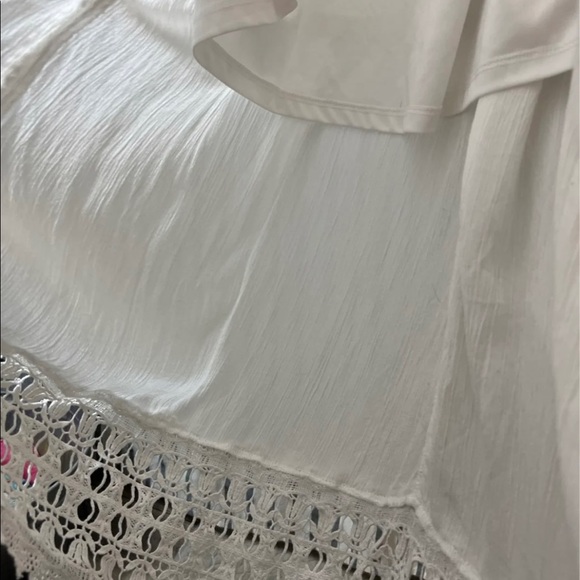 Motherhood maternity white boho maternity dress. Never worn. Medium - Picture 9 of 10